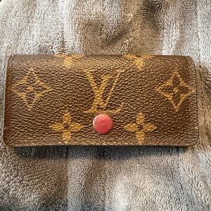 Louis Vuitton Brown Monogram 4 Key Holder